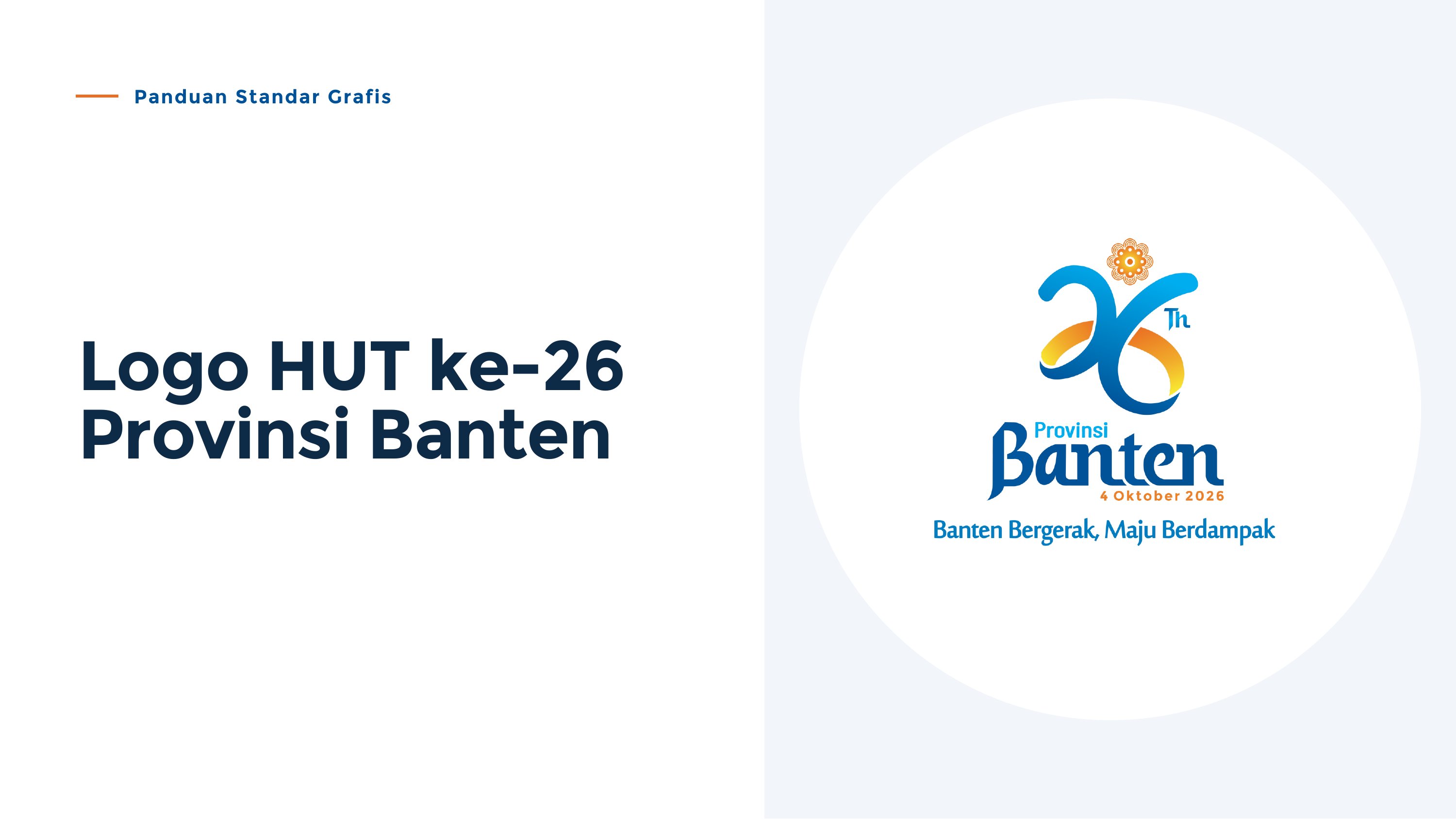 Logo HUT ke-26 Provinsi Banten