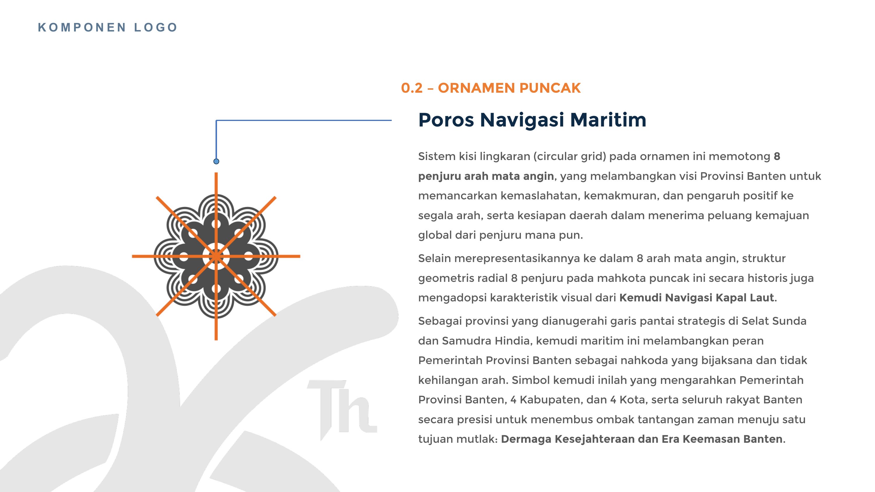 Komponen Logo — Poros Navigasi Maritim