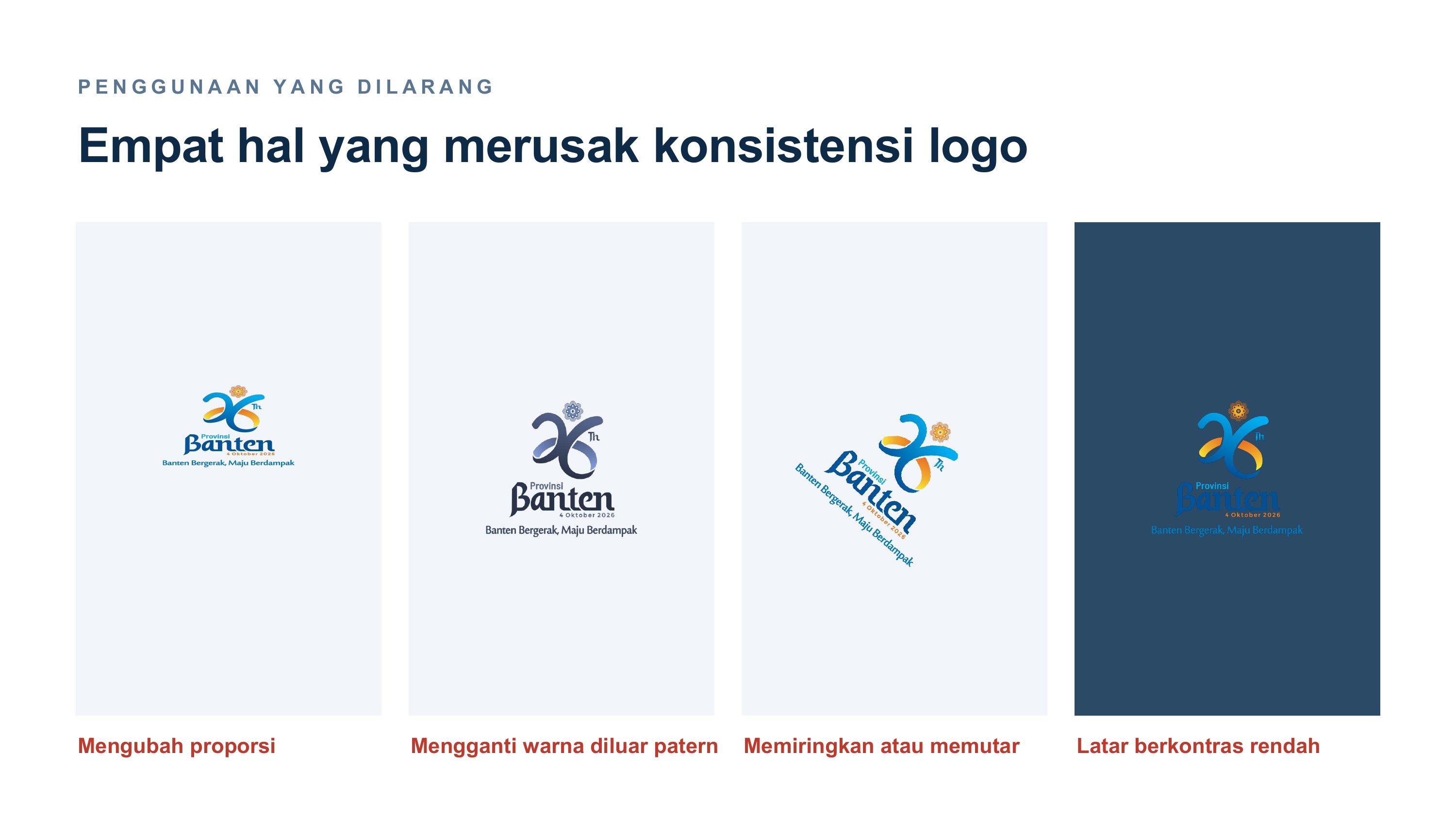 Penggunaan yang Dilarang